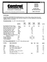 Datasheet CQ48-35M производства Central