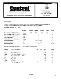 Datasheet CQ89B manufacturer Central