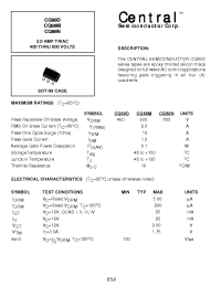 Datasheet CQ89M производства Central