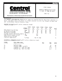 Datasheet CRSH5-3 manufacturer Central