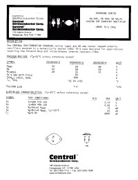 Datasheet crsh60kd-5 manufacturer Central