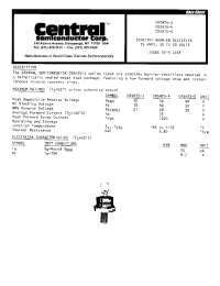 Datasheet CRSH75-5 производства Central