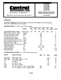 Datasheet CS218-35D manufacturer Central