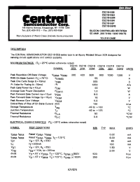 Datasheet CS218-55D производства Central