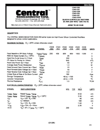 Datasheet CS48-35D manufacturer Central