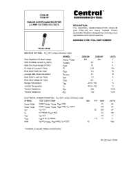 Datasheet CS92-2M manufacturer Central