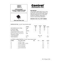 Datasheet CSHD5-40 manufacturer Central