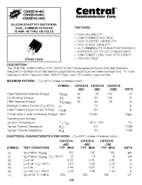 Datasheet CSHDD16-60C производства Central