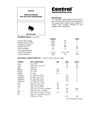 Datasheet CXT5551 manufacturer Central