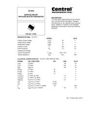 Datasheet CZTUX87 manufacturer Central