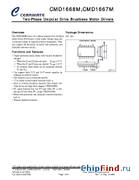 Datasheet CMD1668M manufacturer Ceramate