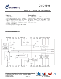 Datasheet CMD4506 производства Ceramate