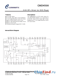 Datasheet CMD4508 производства Ceramate