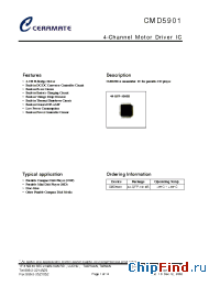 Datasheet CMD5901 manufacturer Ceramate