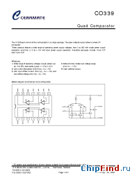 Datasheet CO339 manufacturer Ceramate