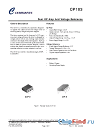 Datasheet CP103N manufacturer Ceramate