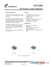 Datasheet CP10841.5VAA manufacturer Ceramate