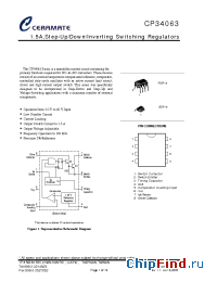 Datasheet CP34063A manufacturer Ceramate