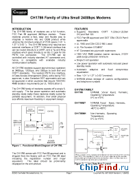 Datasheet CH1786ET/PD производства Cermetek