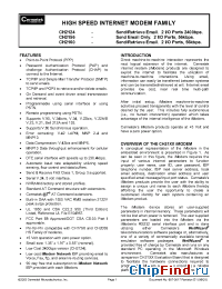 Datasheet CH2161E производства Cermetek