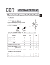 Datasheet CEB62A3 manufacturer CET