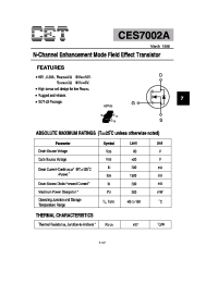Datasheet CES7002A manufacturer CET