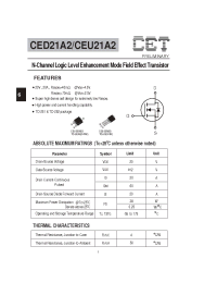 Datasheet CEU21A2 manufacturer CET