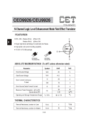 Datasheet CEU9926 manufacturer CET