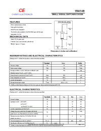 Datasheet 1N4148 manufacturer Shanghai Lunsure