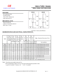 Datasheet 1N4152 manufacturer Shanghai Lunsure