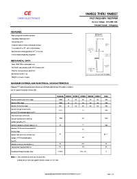 Datasheet 1N4935 manufacturer Shanghai Lunsure