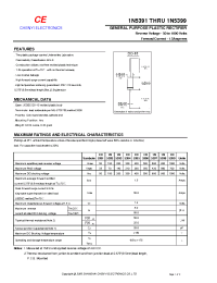 Datasheet 1N5393 manufacturer Shanghai Lunsure