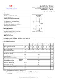Datasheet 1N5401 manufacturer Shanghai Lunsure