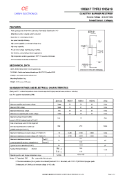 Datasheet 1N5817 manufacturer Shanghai Lunsure
