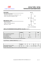 Datasheet 1N751 manufacturer Shanghai Lunsure