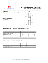 Datasheet BZX55C13 manufacturer Shanghai Lunsure