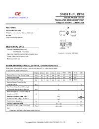 Datasheet DF10 manufacturer Shanghai Lunsure