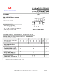Datasheet GBU6M производства Shanghai Lunsure