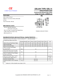 Datasheet KBP06 manufacturer Shanghai Lunsure