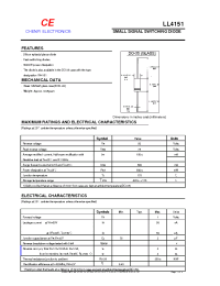 Datasheet LL4151 manufacturer Shanghai Lunsure