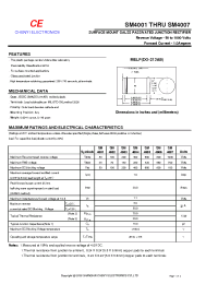 Datasheet SM4003 производства Shanghai Lunsure