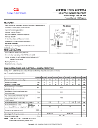 Datasheet SR1040 manufacturer Shanghai Lunsure