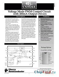 Datasheet CS3524AGDWR16 manufacturer Cherry