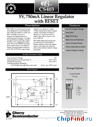 Datasheet CS403GT5 manufacturer Cherry