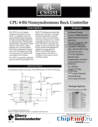 Datasheet CS5151 manufacturer Cherry