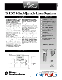 Datasheet CS5257A-1GDP5 manufacturer Cherry