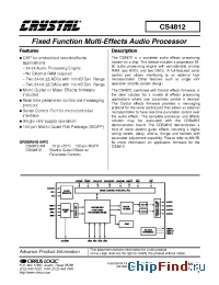 Datasheet CDB4812 manufacturer Cirrus