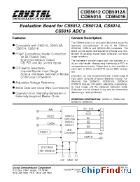 Datasheet CDB5012 manufacturer Cirrus