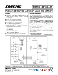 Datasheet CDB5523 manufacturer Cirrus