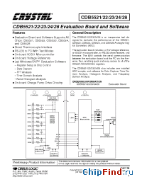 Datasheet CDB5528 производства Cirrus